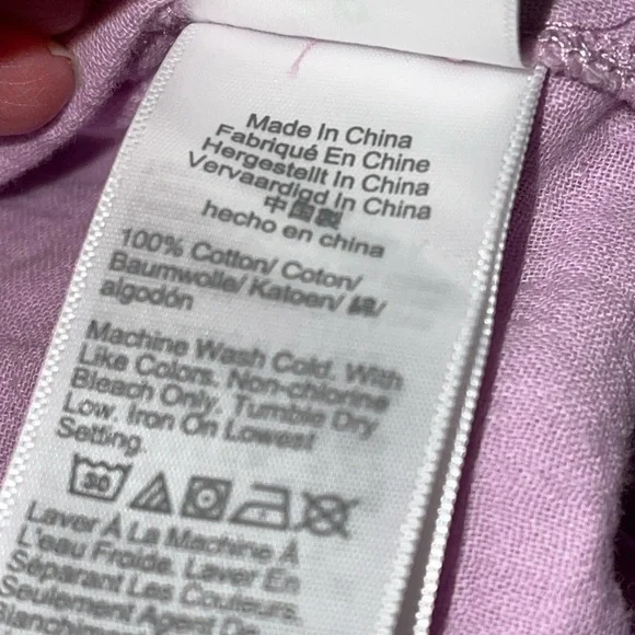 J Crew Women's Dress Size M Light Purple Size Zip Elastic Back Pockets - Picture 10 of 10